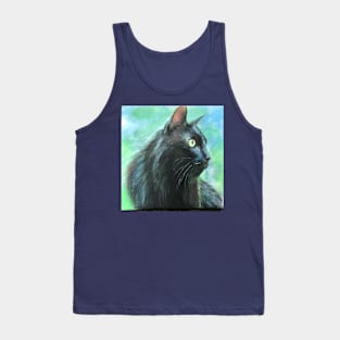 A Black Cat on a Bright Day Tank Top